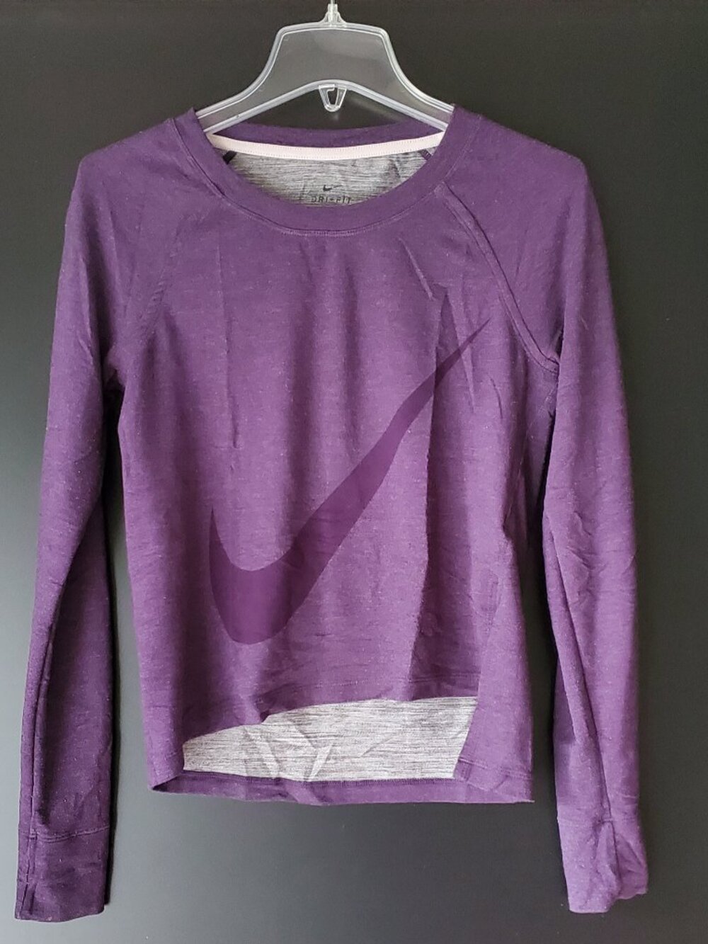 Purple Nike Long-Sleeved T-Shirt